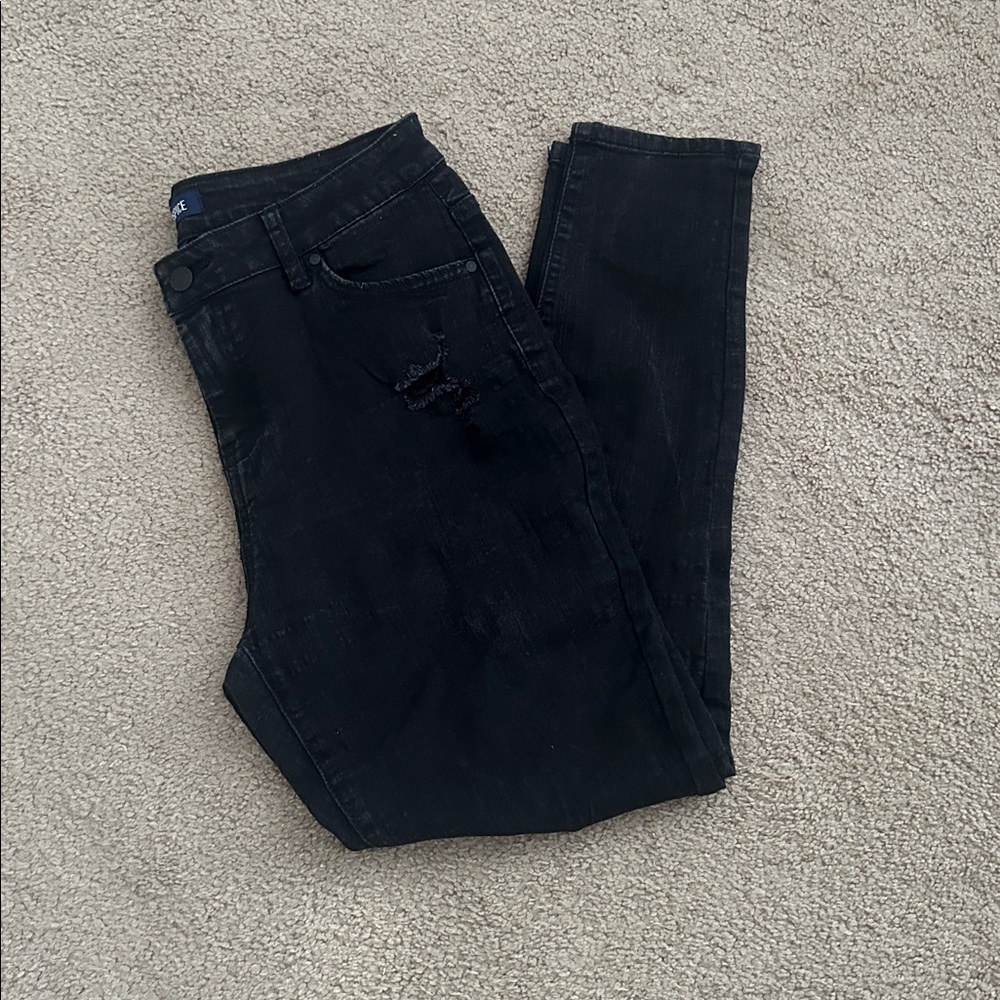 Black Denim distressed Jeans